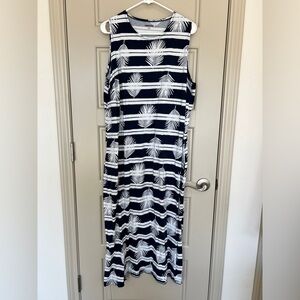 Lands’ End cotton maxi dress